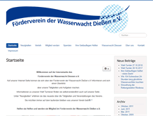 Tablet Screenshot of fwd-diessen.de